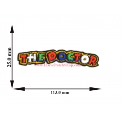 โลโก้ มอร์เตอร์ไซด์ ลาย No.46 The Docter ตัวร๊ด ติดเสื้อ กางเกง หมวก กระเป๋า